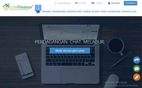 register lite forex