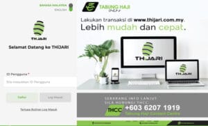 tabung haji online thijari