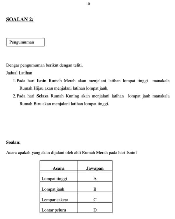 Contoh Ujian Lisan Bahasa Melayu Tingkatan 3 - OsfinarfinTufinker