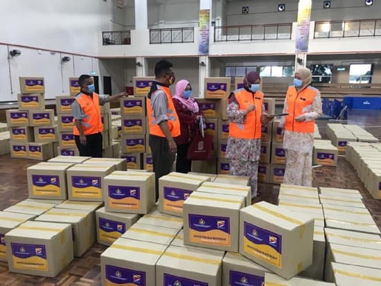 Bakul sarawak bantuan makanan RM17.4 juta