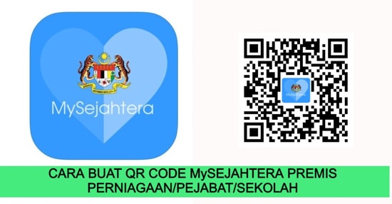 Create mysejahtera qr code for home