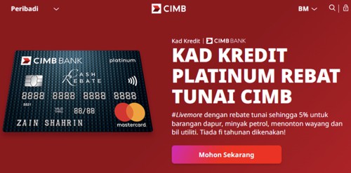 cimb cashback credit card promotion