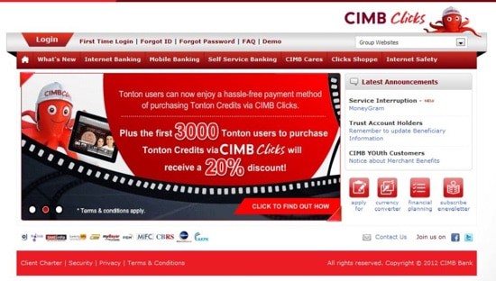 cimb clicks
