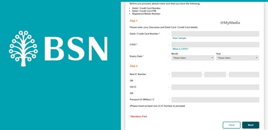 Log in bsn Personal Banking