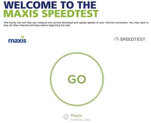 maxis speedtest