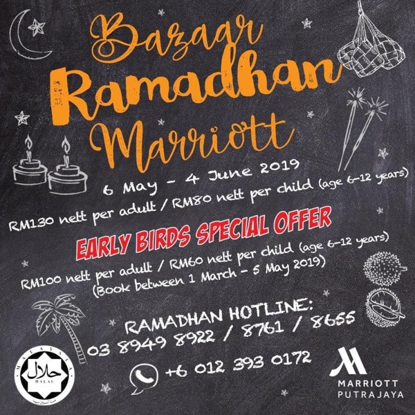 Buffet Ramadhan Putrajaya 2020 (Harga Early Bird)