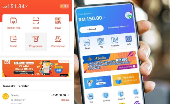 2022 e wallet cara claim Malaysian youths