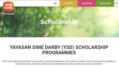 sime darby scholarship